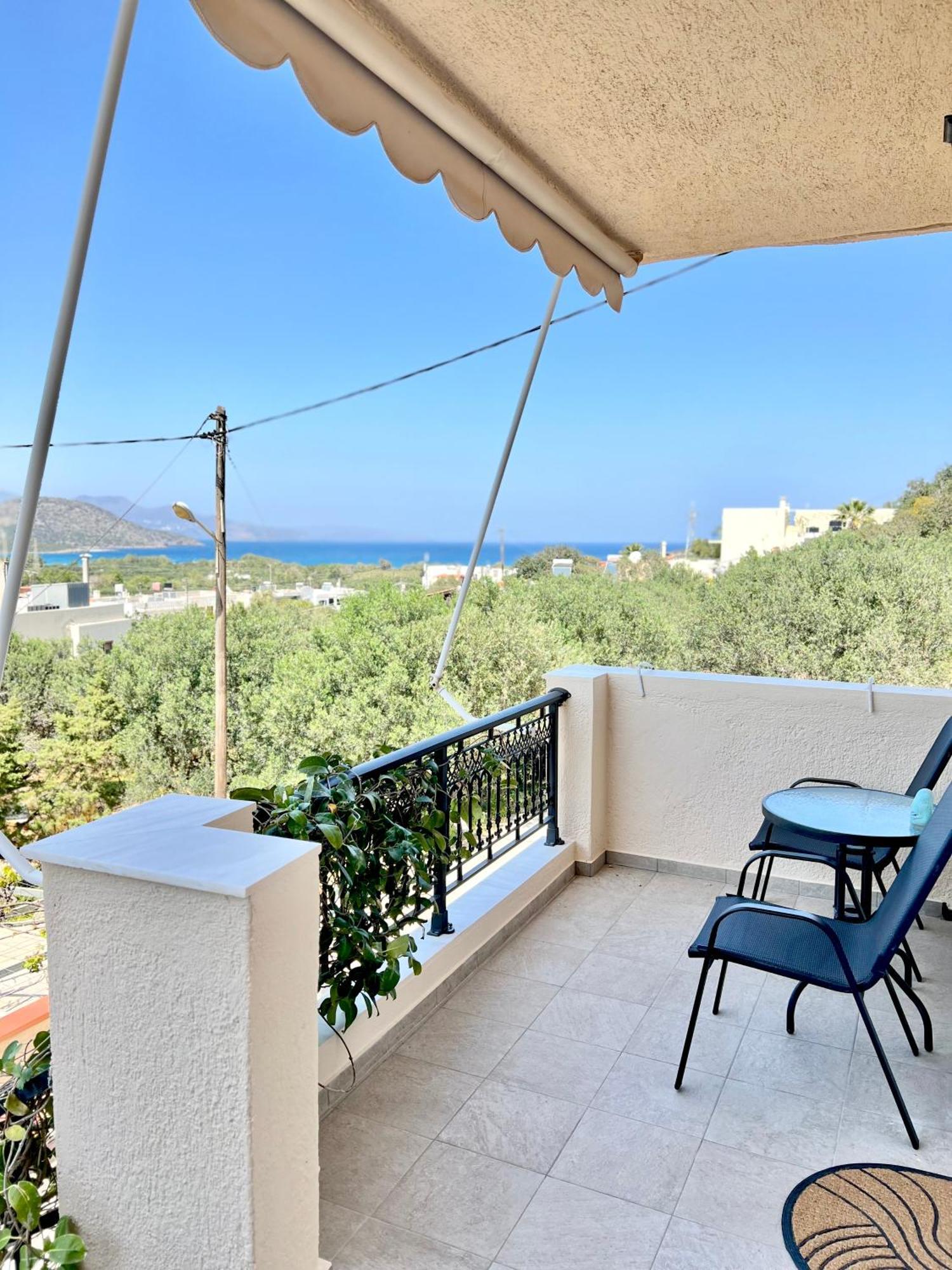 “Shiny” Sea View Apartment At Istron アイオス・ニコラオス エクステリア 写真